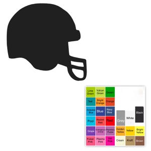 25 pack – Paper Football Helmet Shapes, Football Helmet Die Cuts, Football Helmet Cutouts, DIY Sports Crafts, Locker Decoration Paper Shapes