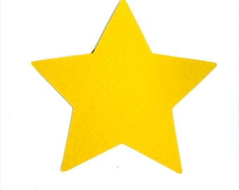 25 Star Paper Die Cuts - Star Shape Cutouts for Scrapbooking, DIY Crafts, Party Decor, Card Making & Classroom Decorations