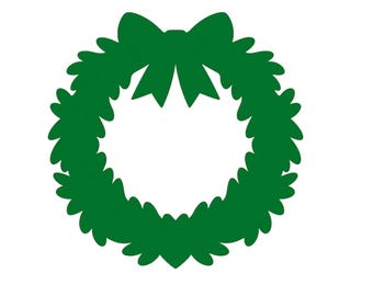 25 Pack – Paper Christmas Wreath Shapes, Wreath Die Cuts, Holiday Wreath Cutout, Christmas Greenery Shapes, Paper Craft Supplies, DIY Crafts