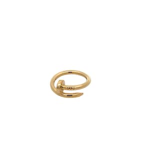 Cartier Juste un Clou Ring 18K Gold | Size 53 (US 6.25–6.5) | Iconic Nail Design | 7.58 g