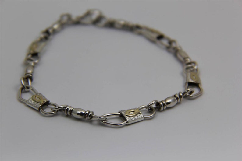 ACTS Sterling Silver Fishers of Men Bracelet With 10K Gold - Etsy