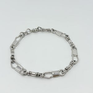 Handmade ACTS Sterling Silver Fishers Of Men Bracelet 7.5 Inches