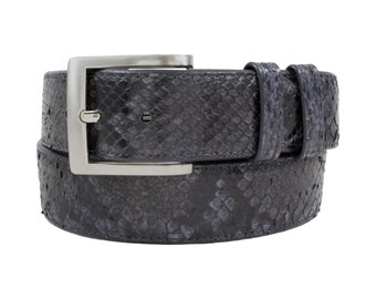 Louis Vuitton Grey Python Embossed And Leather Strappy Sandals