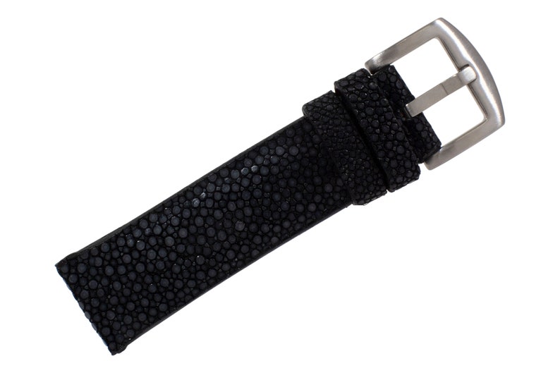 Handmade Genuine Black Stingray Leather Skin Watch Strap made - Etsy