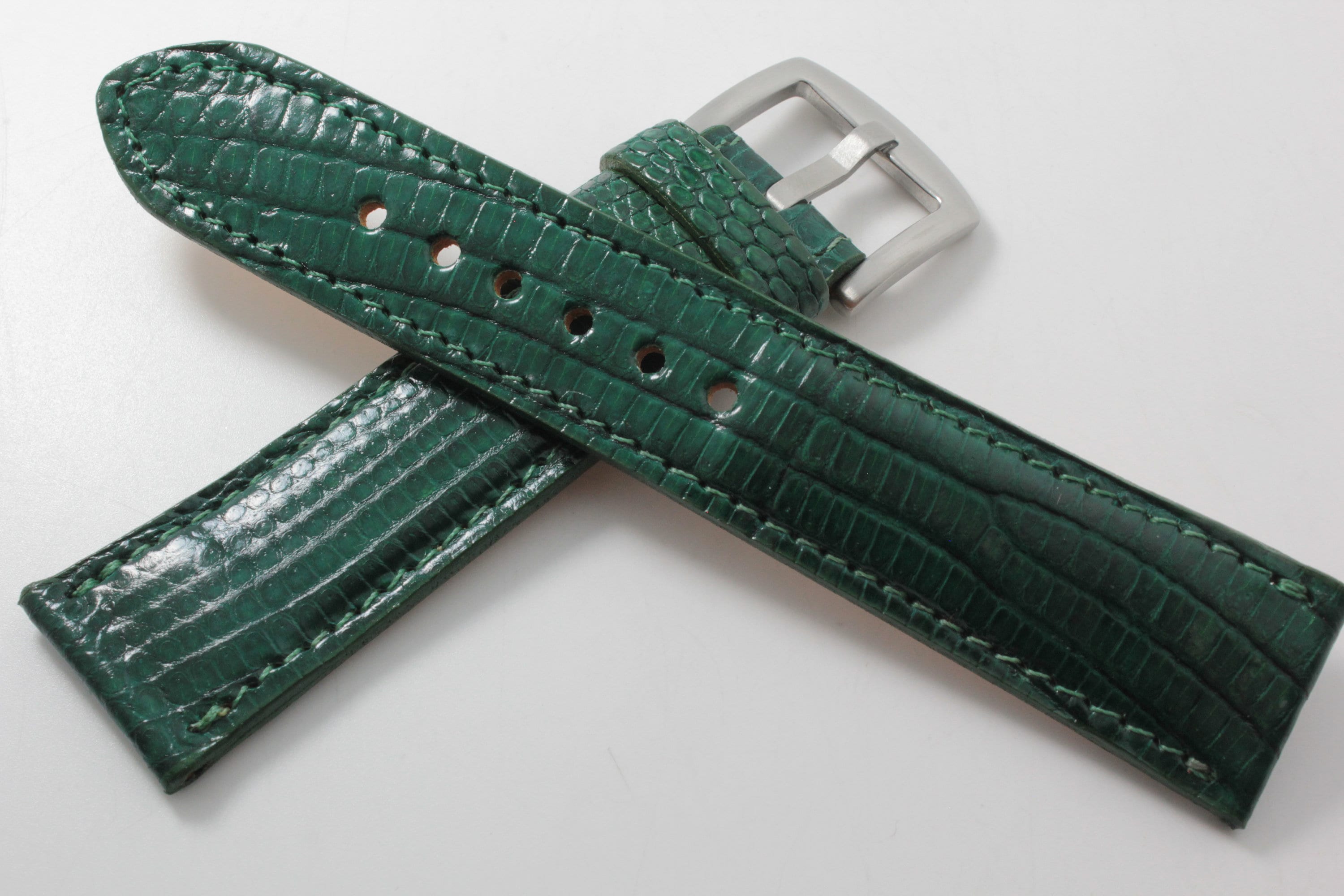 Green lizard watch strap hotsell