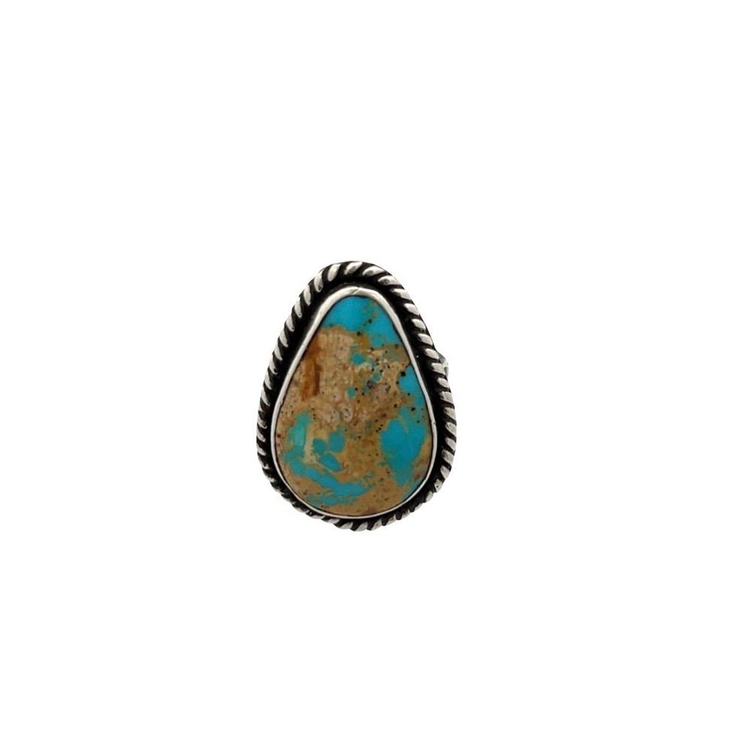 Vintage Navajo Turquoise Ring Sterling Silver | Size 7 | Native ...