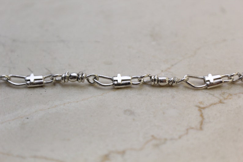 ACTS Sterling Silver Fisher of Men Small Link Bracelet image 5