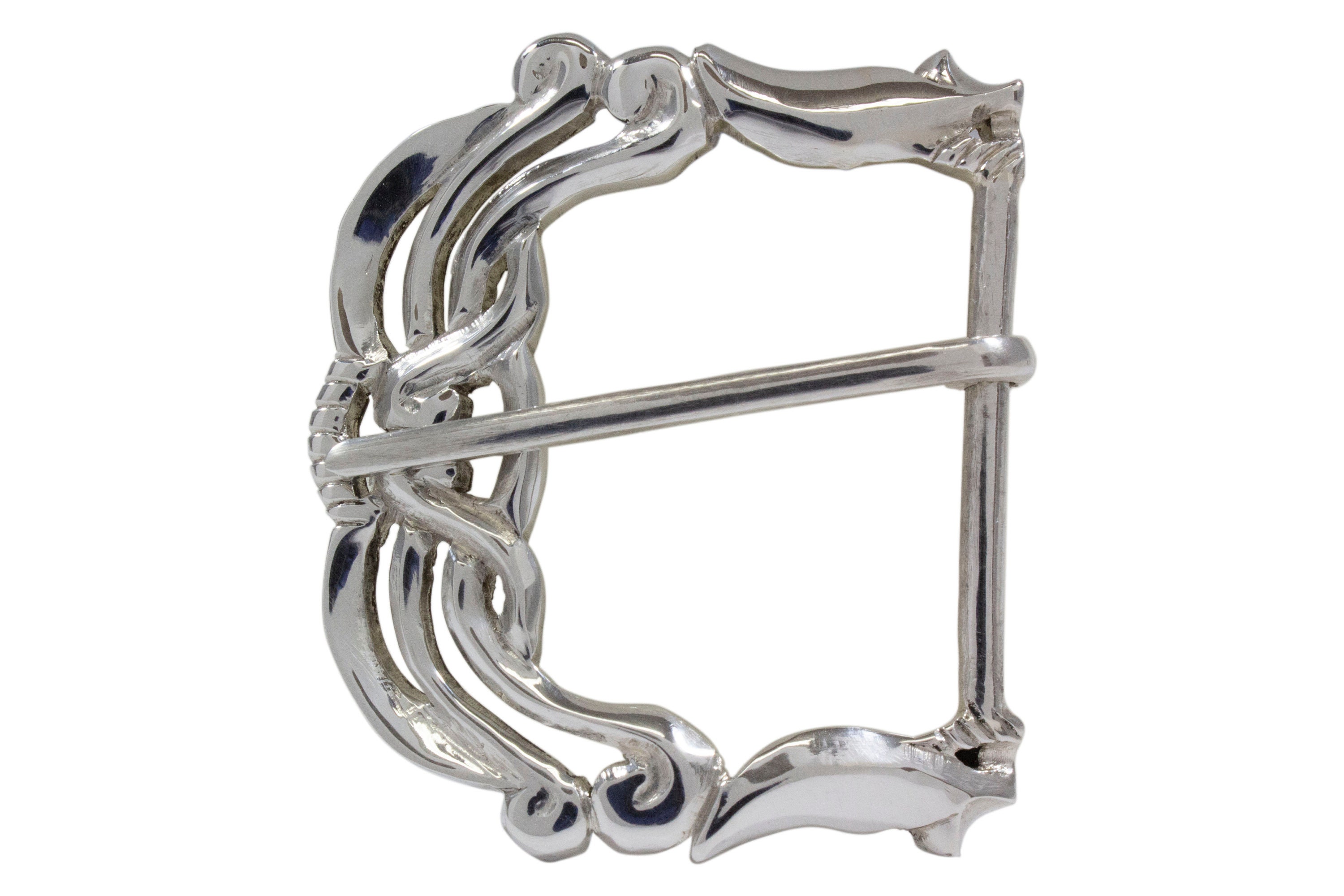 Handmade Sterling Silver Belt Buckle 1 1/2 in. Made in Texas Etsy