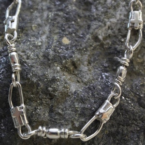 ACTS Sterling Silver Fisher of Men Small Link Bracelet image 3