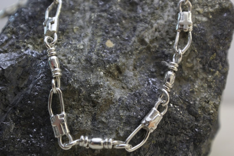ACTS Sterling Silver Fisher of Men Small Link Bracelet image 3