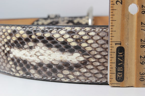 Handmade Genuine Natural Python Leather Belt Made in U.S.A