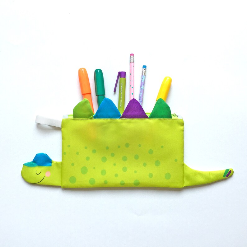 Dinosaur pencil case dinosaur party pencil case kids tiger Etsy