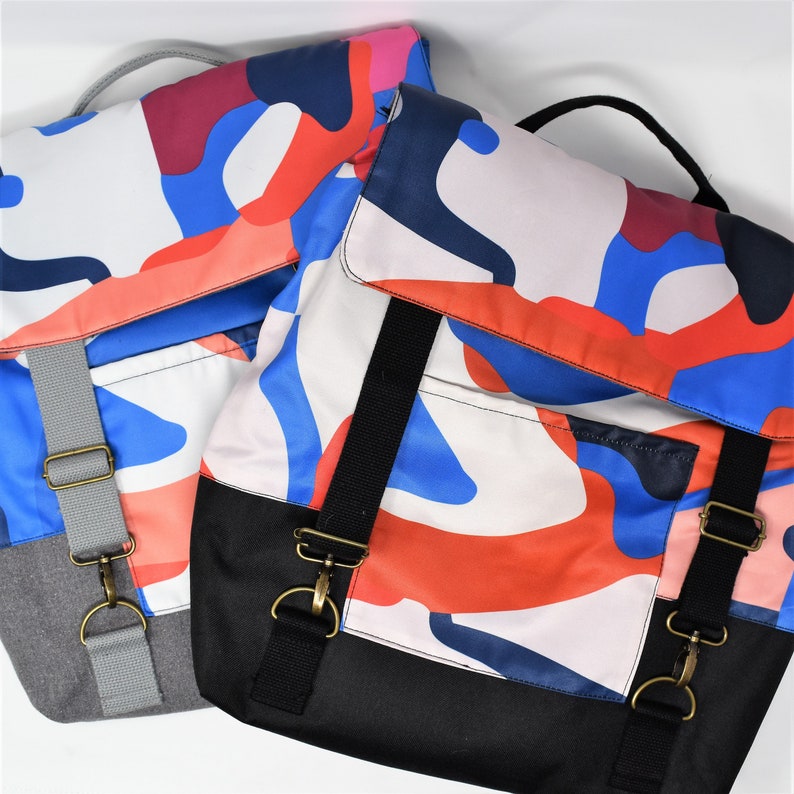 Coral CONVERTIBLE Backpack Made From Recycled Water Bottles 10 Goes