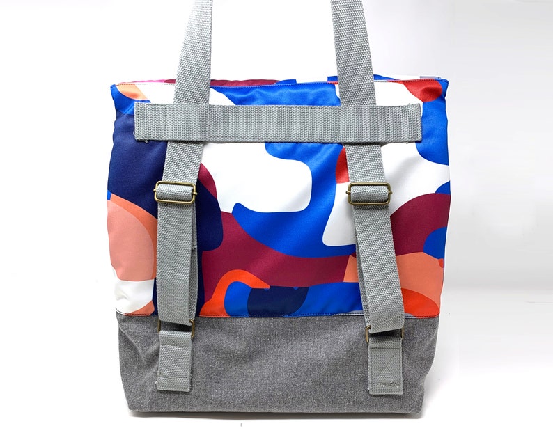 Coral CONVERTIBLE Backpack Made From Recycled Water Bottles 10 Goes