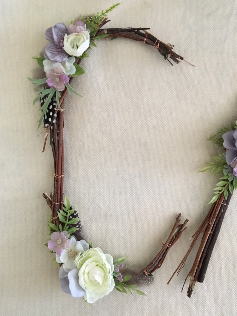 Woodland Nursery Letter Twig Letter Twig Monogram Rustic image 9