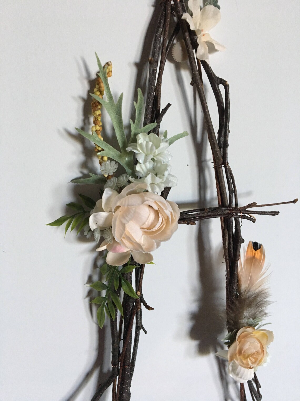 Woodland Nursery Letter Twig Letter Twig Monogram Rustic Etsy