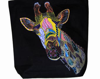 Savanna giraffe zentangle Chloe bag