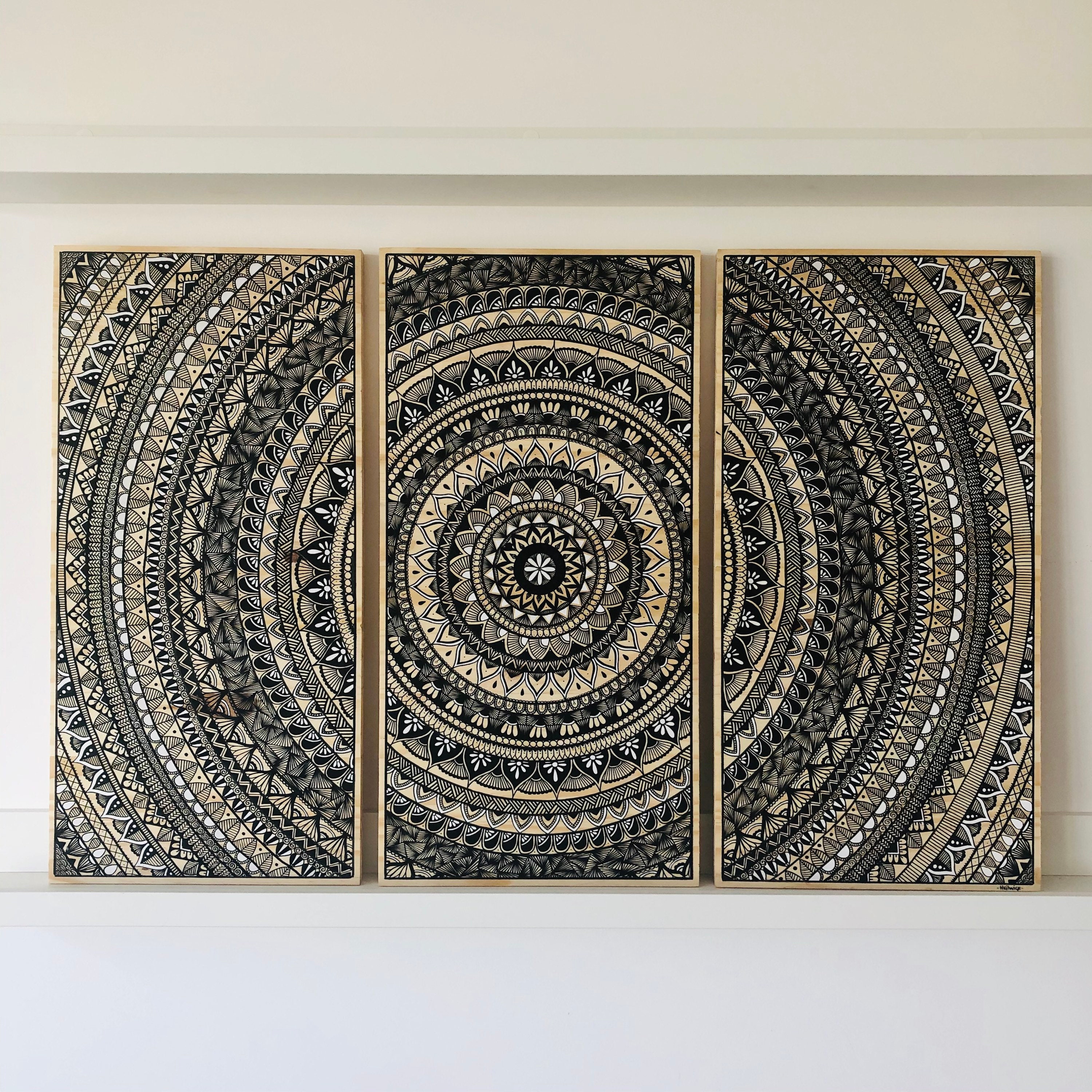 Païta - Tableau sur Bois 3X | 30cm X 60cm