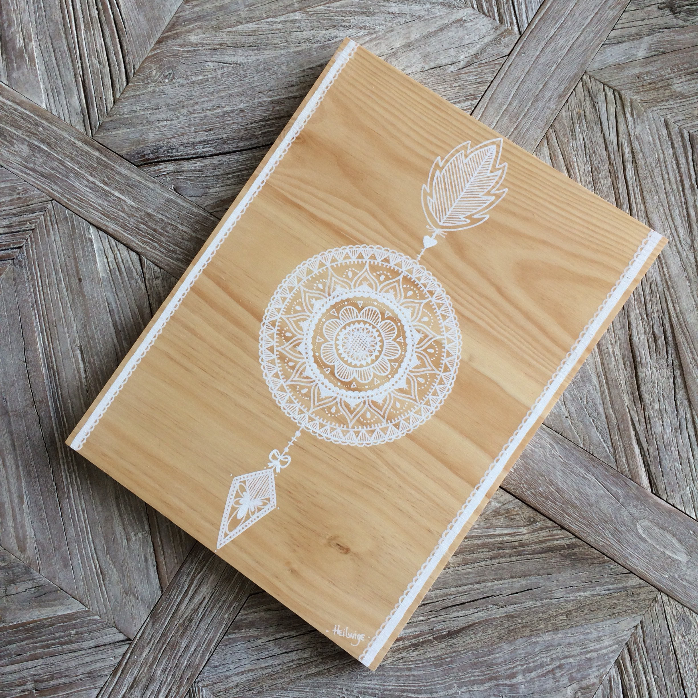 Motihia - Tableau sur Bois 30x40cm