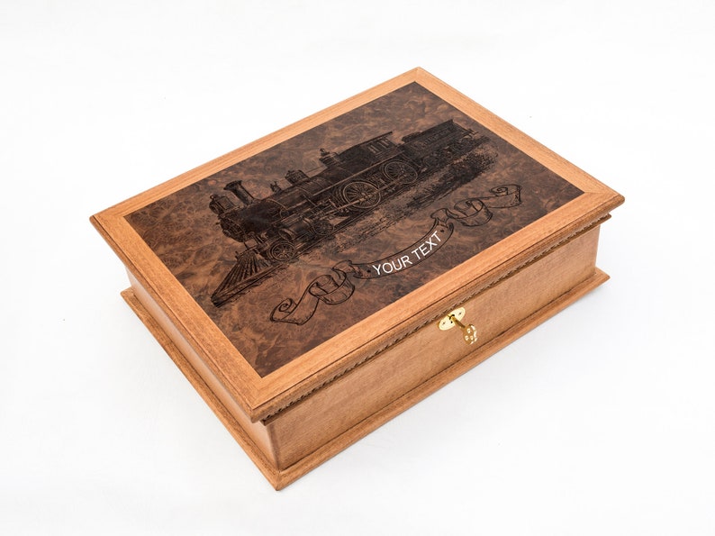 Jewelry Box With Tray Lock & Key Jewelry Organizer Etsy