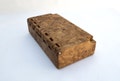 Burl Chestnut Wood Jewelry Box - Black Velvet Lined product logo