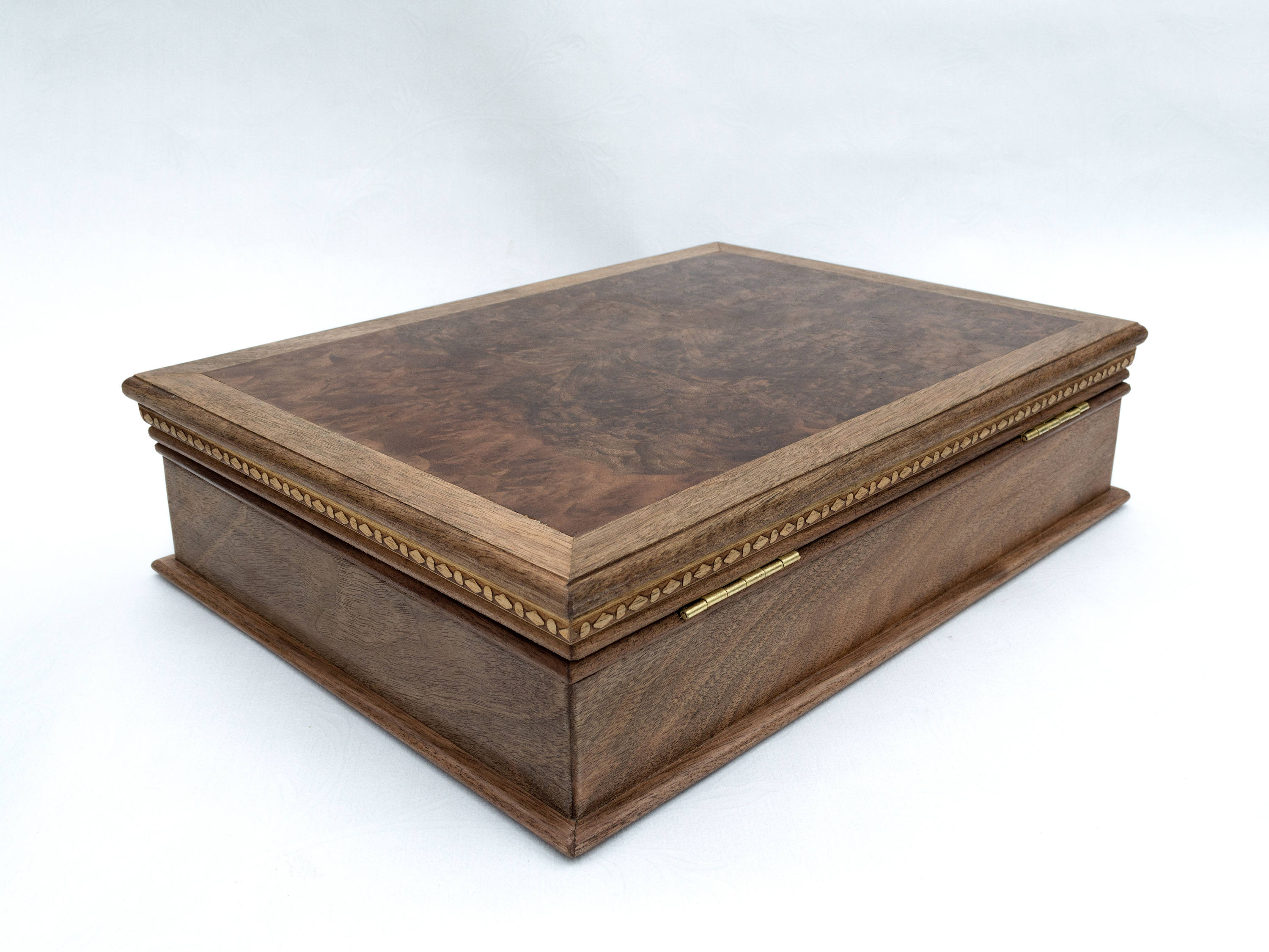 Large Document & Jewelry Box Document Storage Box With Lid Etsy