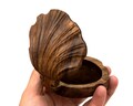 Seashell Ring Box: Handmade Walnut Wood Jewelry Box product logo