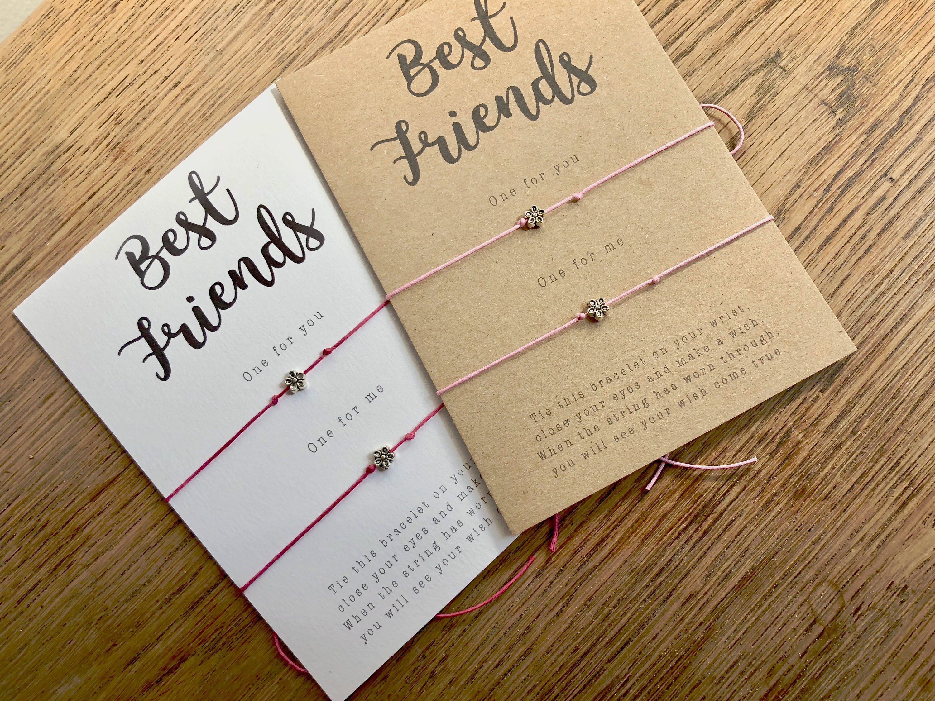 Friendship Bracelets Wish Bracelets for Best Friends Cute Etsy