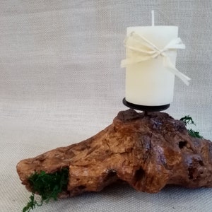 Świecznik z drewna dryftowego,Naturalny świecznik z drewna dryftowego,Dekoracja stołu,Stojak na świece na środek stołu,Sztuka z drewna dryftowego,Dekoracja z drewna dryftowego