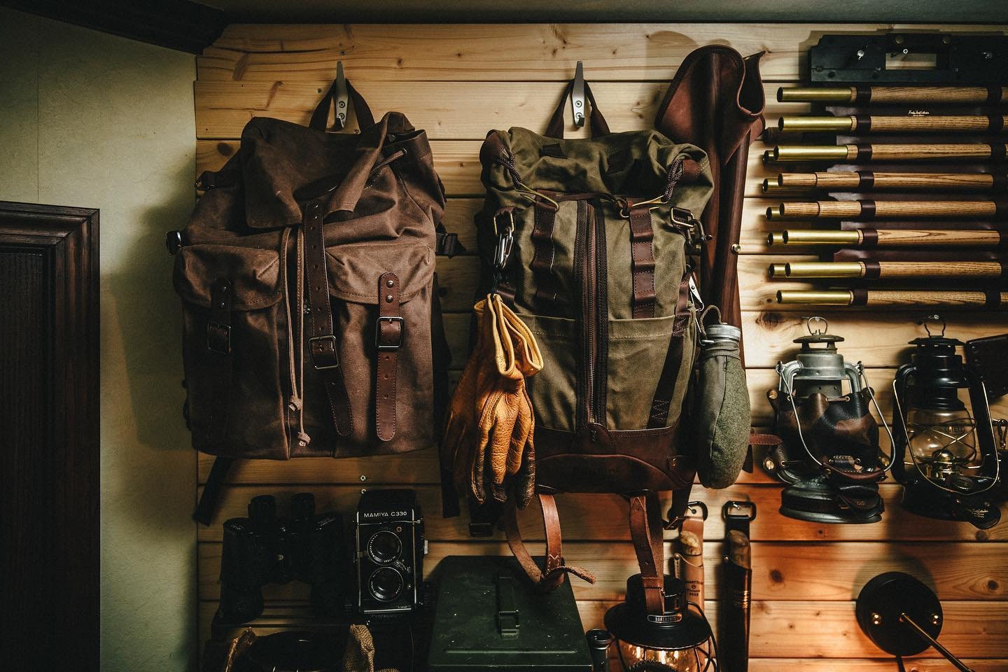 Trailblazer Backpack Waxed Canvas Bags, Vintage Waxed Canvas Rucksack