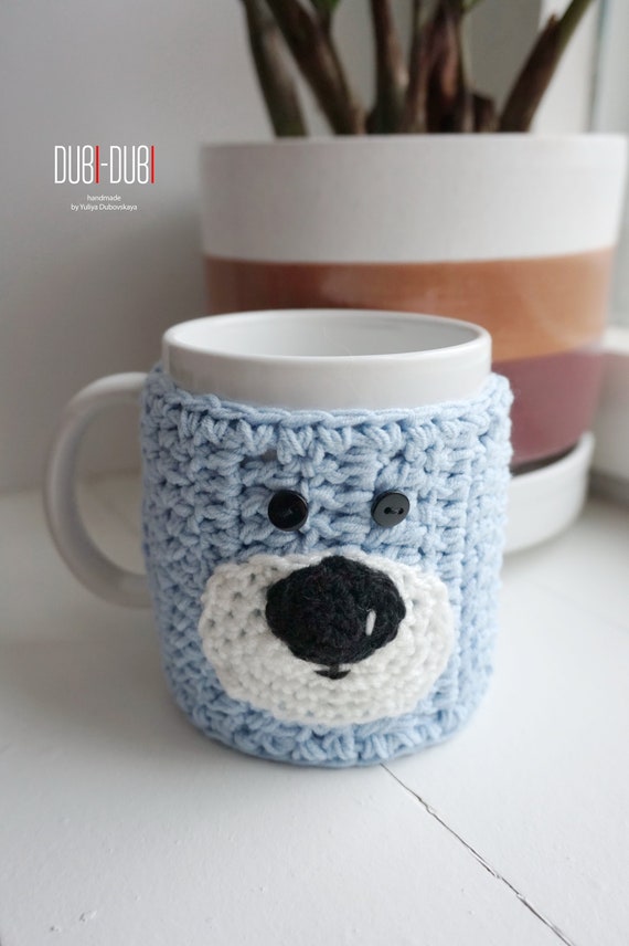 how to knit a cup cozy