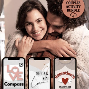 Valentinstag Aktivitätspaket, Liebesspiel für Paare, Liebessprachkartenspiel, V-Day Geschenk, Verabredung Nacht Idee, Spiele für ein Paar