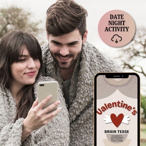 Valentinstag Aktivität - Lustiges digitales Geschenk für Paare, Verabredung Nacht Idee, perfektes Geschenk für Ihren Partner, romantisches Quiz, herunterladbare Kleinigkeiten