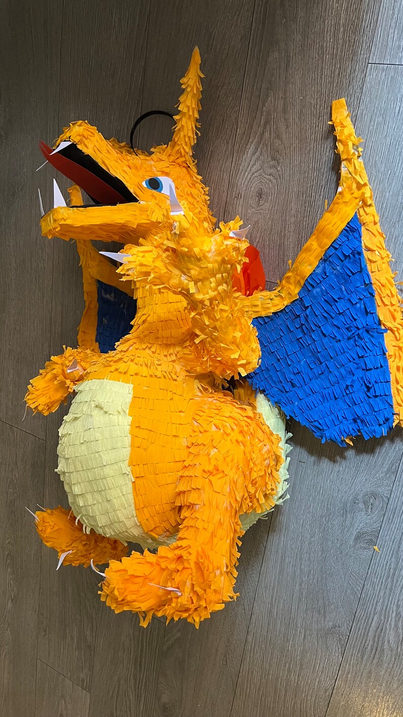 Piñata Personnalisée Pokémon Pikachu Dracofeu Etsy