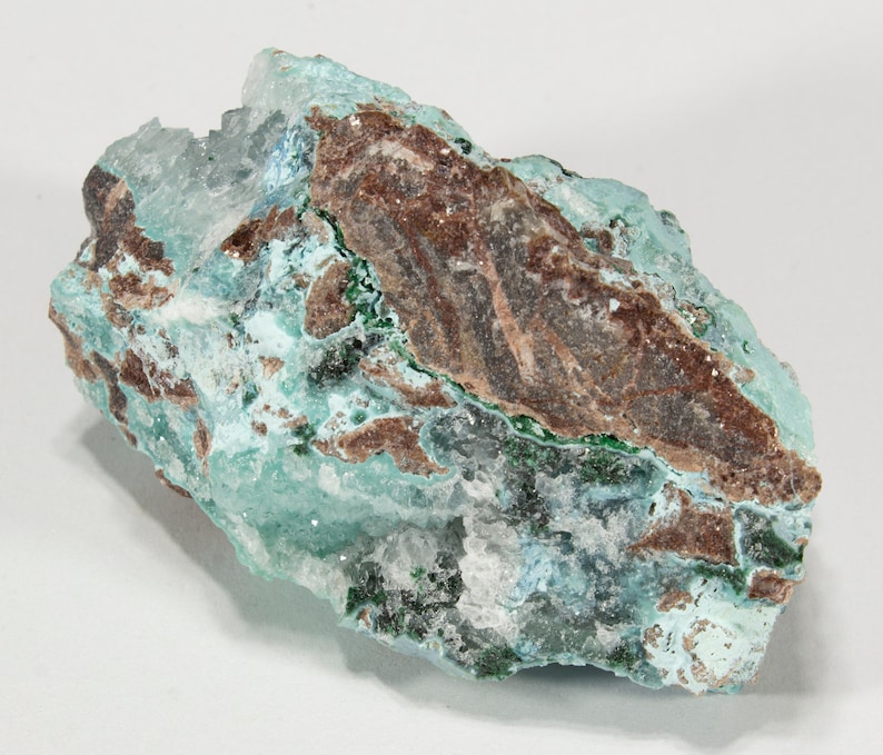 Congo Shattuckite and Malachite specimen
