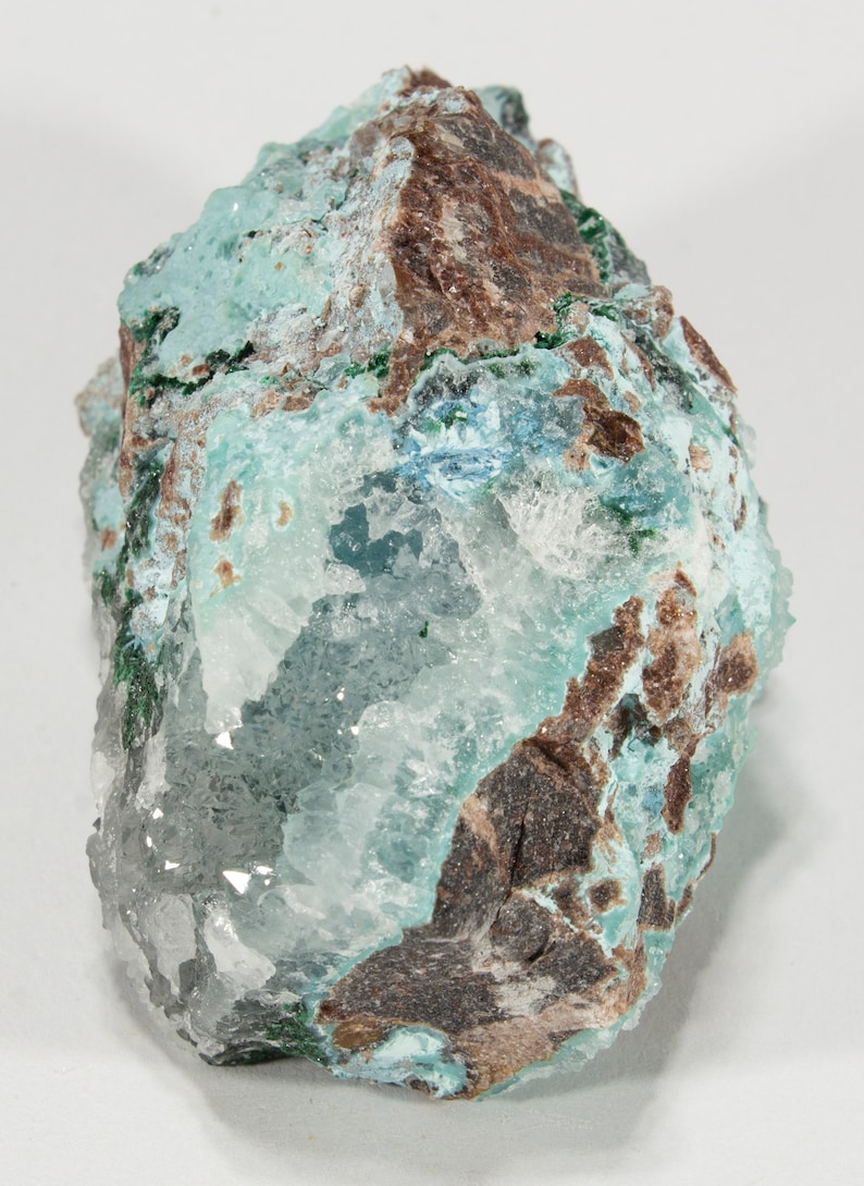 Congo Shattuckite and Malachite specimen
