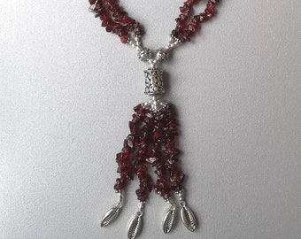 Viking brooch necklace in 2 rows