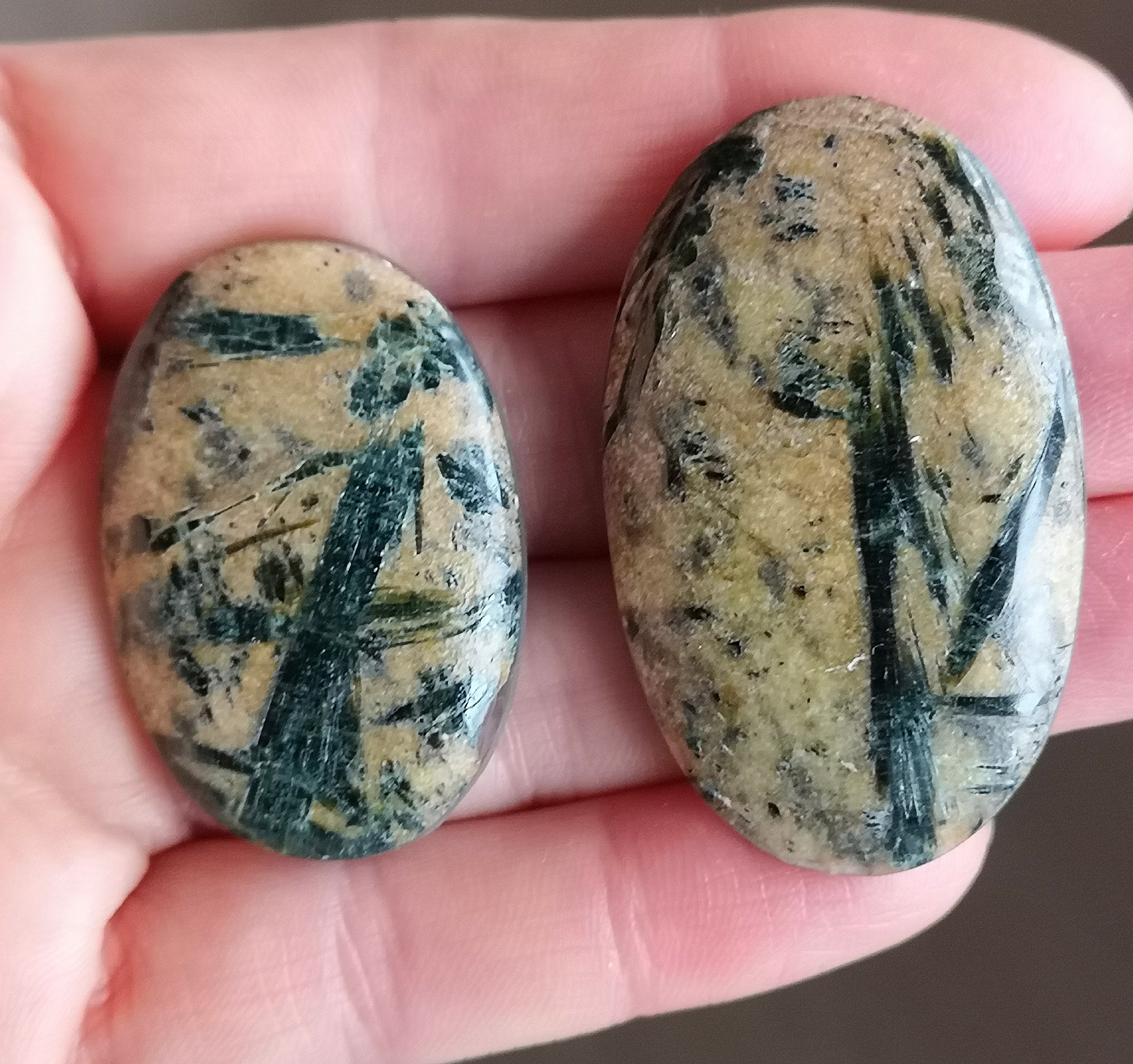 Natural Actinolite Cabochon russia Etsy