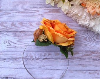 Tangerine Fascinator - Etsy UK