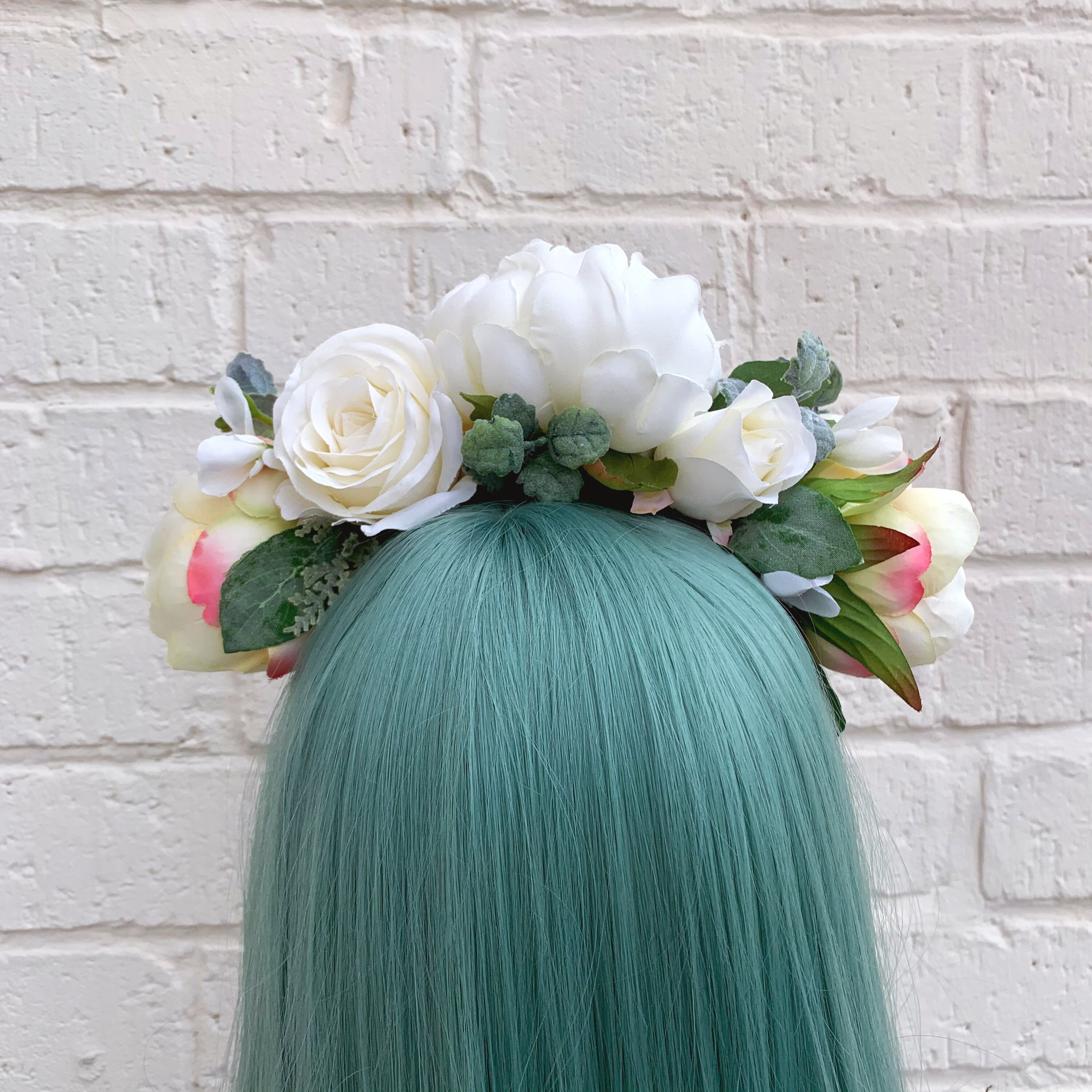 Pastel Hair Accessory Lemon Accessories Peony Flower Etsy