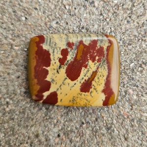 Rectangular Owyhee Picture Jasper Hand Polished
