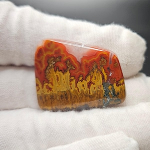 Moroccan seam agate cabochon free form beautiful color perfect for jewelry