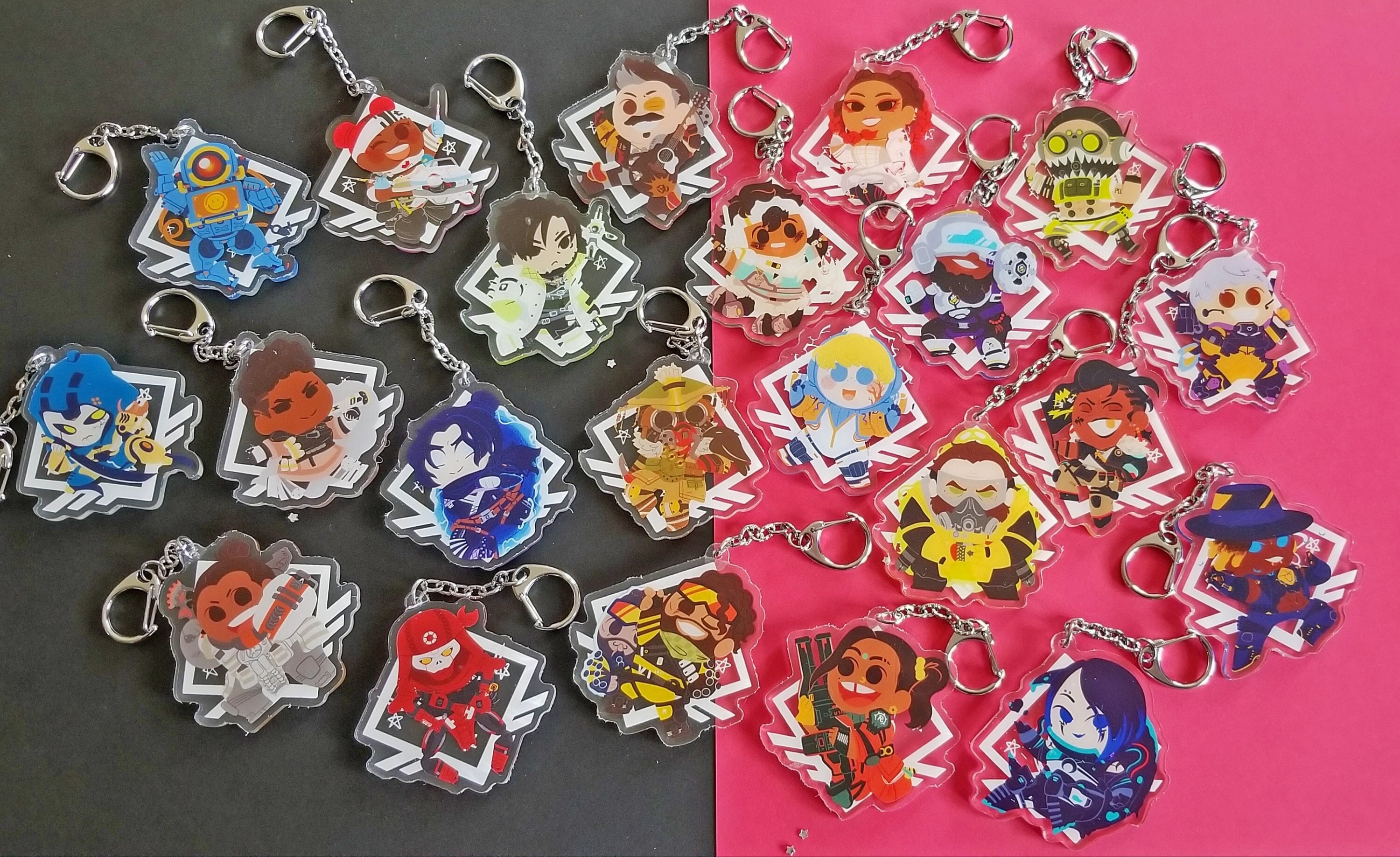 Apex Legends 2.5 Inch Acrylic Charms Bloodhound Mirage Wraith - Etsy  Australia