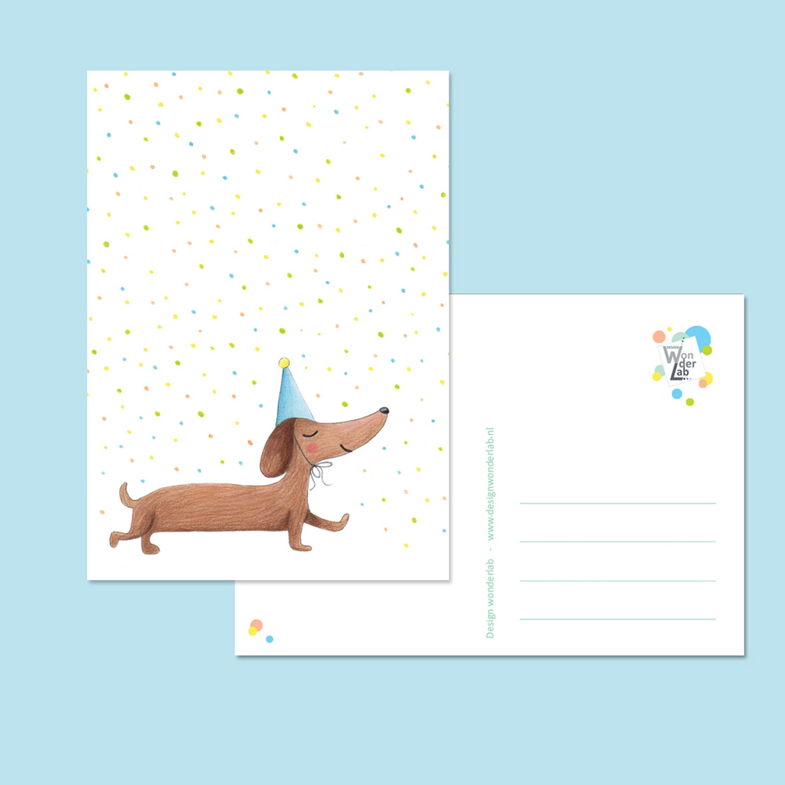 Dachshund Birthday Card Set 5 Cute Birthday Greeting Cards - Etsy