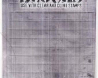 Stampers Anonymous Tim Holtz Acryl-Gitter-Blöcke - 9-teiliges Set Für Präzises Stempeln