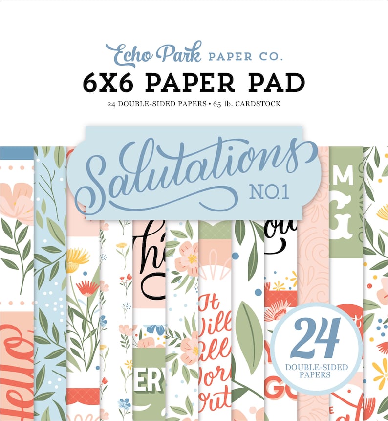 Echo Park Double-Sided Paper Pad 6"X6" 24/Pkg-Day In The Life