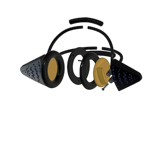 Agente Cuffie Versione digitale per stampa 3D