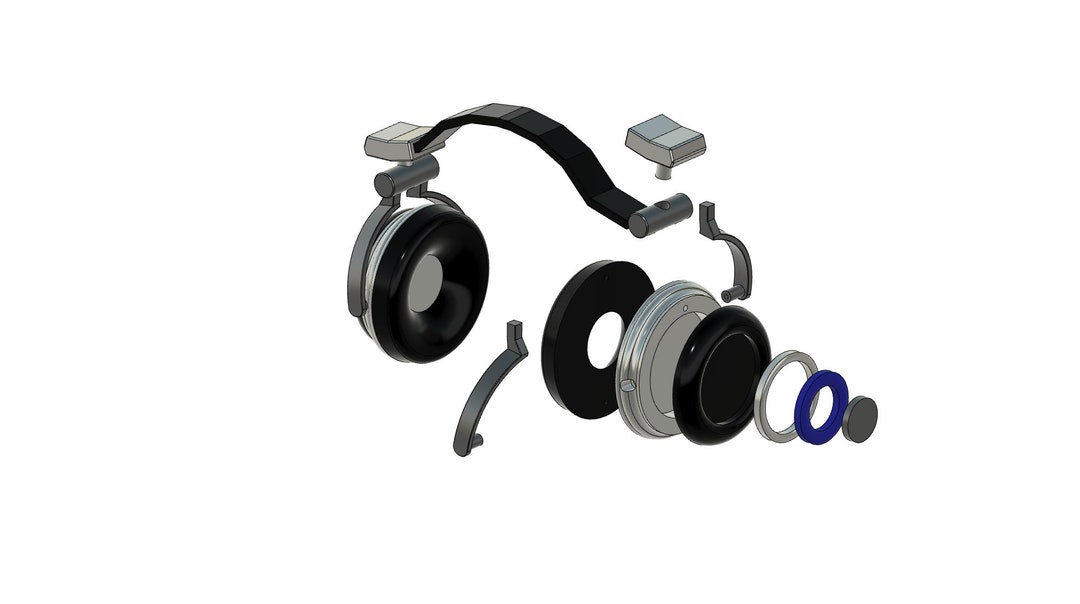 Marinated Headphones Digital Version for 3d Printing Etsy