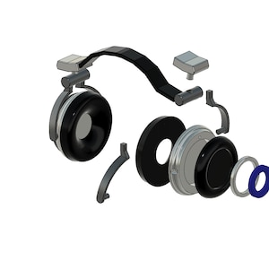 Cuffie Marinate Versione digitale per stampa 3D