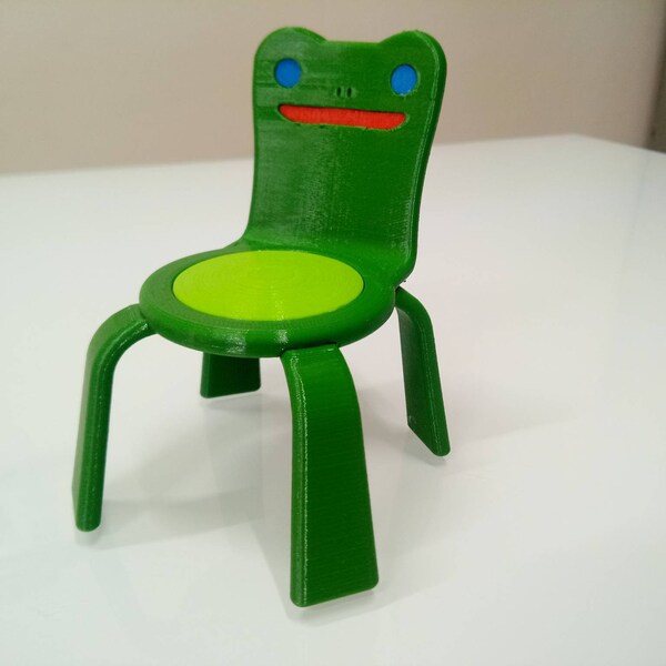 NIEUWE VERSIE - Froggy Chair van Animal Crossing!
